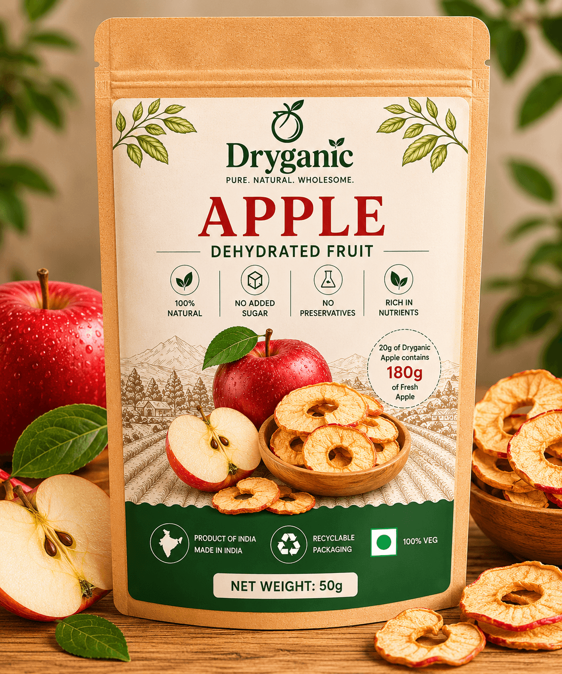 Premium Dehydrated Apple